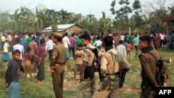 This U.S. Coast Guard photo shows a polar bear observed off the stern of Coast Guard Cutter Healy, while it is underway n a mission in the Arctic Ocean in support of Geotraces. Geotraces is Healy&#39;s second science mission of the summer, and is an international effort to study the distribution of trace elements in the world&#39;s oceans.