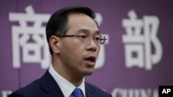 中国商务部发言人高峰 （资料照片）