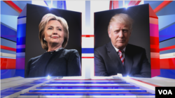 힐러리 클린턴(왼쪽) 민주당 후보와 도널드 트럼프 공화당 후보가 격돌하는 대선 투표일(8일)이 하루 앞으로 다가왔다. 