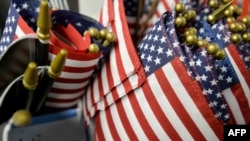 Bendera AS di Concord, New Hampshire, 3 Februari 2020. (Foto: AFP)