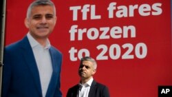 伦敦市长候选人萨迪克汗。