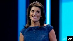 نیکی هیلی سفیر سابق  ایالات متحده آمریکا در سازمان ملل متحد 