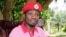 FILE - Pop star-turned-opposition lawmaker Bobi Wine, whose real name is Kyagulanyi Ssentamu, is seen while giving an interview to Associated Press at his home, Magere in Kampala, Uganda, July 15, 2019. 