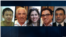 Composite image of five Western-linked detainees held by Iran. From left to right: Xiyue Wang, Baquer Namazi, Nazanin Zaghari-Ratcliffe, Siamak Namazi and Nizar Zakka.