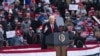 President Donald Trump speaks at a campaign rally at Manchester-Boston Regional Airport, Sunday, Oct. 25, 2020, in Londonderry, N.H. (AP Photo/Alex Brandon)