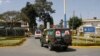 FILE - Bodies of Kenyan soldiers killed in Somalia are transported by ambulances in Nairobi, Kenya, Jan 27, 2017. Seven Kenyan soldiers were killed Sunday by an IED blast in Somalia's Lower Jubba region.