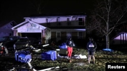 Последствия торнадо в Флориссенте, Миссури, 14 марта 2025