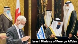 اسرائیل و بحرین توافقنامه‌ای را برای برقراری روابط دیپلماتیک امضا کردند (عکس از وزارت خارجه اسرائیل)