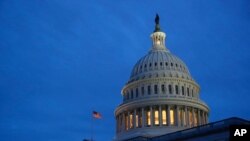 نمایی از ساختمان کنگره ایالات متحده