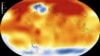 This illustration obtained from NASA on January 20, 2016 shows that 2015 was the warmest year since modern record-keeping began in 1880, according to a new analysis by NASA’s Goddard Institute for Space Studies. 