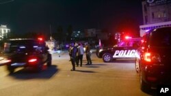 نیروهای امنیتی و پلیس در شهر بغداد. 