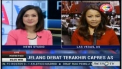 Laporan Langsung VOA untuk MetroTV: Jelang Debat Terakhir Capres AS