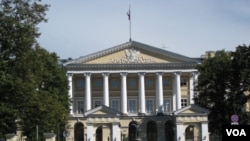 圣彼得堡市政府,十月革命后曾一度是列宁领导的布尔什维克政府所在地。