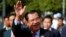 FILE - President of the ruling Cambodian People's Party and Prime Minister Hun Sen attends a ceremony to mark the 68th anniversary of the establishment of the party in Phnom Penh, Cambodia, June 28, 2019. 
