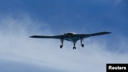 미국 무인기 X-47B (자료사진)