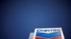 FILE PHOTO: Dow Jones Industrial Average listed company Chevron (CVX)'s logo is seen in Los Angeles