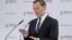 Russia's Prime Minister Dmitry Medvedev delivers a speech during a session of the Gaidar Forum 2016 'Russia and the World: Looking to the Future' in Moscow, Russia, Jan. 13, 2016.
