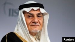 沙特亲王图尔基·费萨尔（Prince Turki al-Faisal。 档案图片。