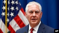 آقای تیلرسون روز پنجشنبه در سوئیس حضور داشت. 