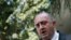 FILE - Georgia's President Georgy Margvelashvili speaks to the media after leaving the residence of the late Georgia's former president and Soviet foreign minister Eduard Shevardnadze, in Tbilisi July 7, 2014.
