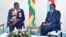 Le président zimbabwéen, Emmerson Mnangagwa, a effectué sa première visite officielle à Kinshasa où il a discuté de la coopération avec son homologue congolais, Joseph Kabila, le 28 février 2018. (Twitter/Présidence RDC)