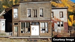 The old post office and general store in the once thriving mining community of St. Elmo, Colorado, which is now a ghost town. (Photo courtesy of Geotab) 