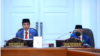 Presiden Jokowi dan Wakil Presiden Ma'ruf Amin dalam Sidang Kabinet di Istana Kepresidenan, Jakarta, Rabu (17/11). Presiden menginstruksikan jajarannya untuk mewaspadai risiko pelemahan ekonomi global yang diyakini akan berlanjut di 2022. (Foto: Courtesy/Biro Setpres)