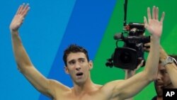 شاید آخرین حضور فلپس در کنار حوض آببازی المپیک