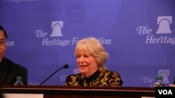 前美国在台协会执行理事施蓝旗（美国之音钟辰芳拍摄）