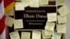 People leave Post-it notes outside the office of Rep. Ilhan Omar, D-Minn., on Capitol Hill, Feb. 11, 2019.