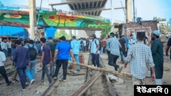 তিতুমীর কলেজকে বিশ্ববিদ্যালয়ে রূপান্তরের দাবিতে বিক্ষোভ 