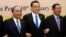 FILE- (L-R) Vietnam's Prime Minister Nguyen Xuan Phuc, Chinese Premier Li Keqiang, and Cambodia's Prime Minister Hun Sen, attend the second Mekong-Lancang Cooperation leaders meeting in Phnom Penh, Cambodia January 10, 2018.