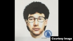 泰国警方公布曼谷大爆炸作案人的画像（2015年8月19日)