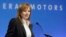 CEO General Motors Mary Barra berpidato di Konferensi Bisnis Global untuk investor di Milford, Mich. (Foto: AP)