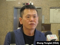 台湾在野党国民党立委林为洲(美国之音张永泰拍摄)