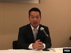 全球台湾研究中心研究员安大维(2016年10月12日，美国之音钟辰芳拍摄)