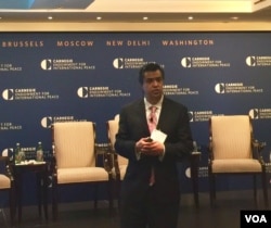 “世界正义工程”组织研究总监庞塞（美国之音叶林摄）