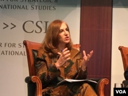 战略与国际研究中心中国权力项目主任葛莱仪（美国之音钟辰芳拍摄）