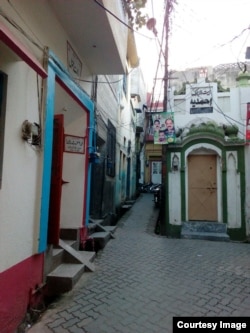 Ahmadi place of worship in Sialkot, Pakistan, before Wednesday's attack.