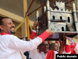 ጠቅላይ ሚኒስትር አብይ አሕመድ እና የአማራ ክልል ርዕሰ መስተዳደር ገዱ አንዳርጋቸው በጎንደር