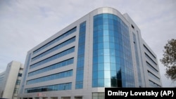 RUSSIA -- A view of business center building known as the "troll factory", an Internet Research Agency, one of a web of companies allegedly controlled by Yevgeny Prigozhin, in St. Petersburg, October 20, 2018