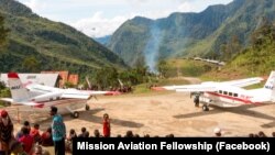 Pesawat Mission Aviation Fellowship (MAF) tiba di Papua. (Foto: Mission Aviation Fellowship/Facebook)