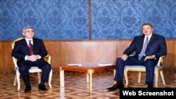 Azərbaycan prezidenti İlham Əliyev və Ermənistan prezidenti Serj Sarkisyan 