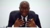  Le président du Ghana, Nana Addo Dankwa Akufo-Addo, lors d'une conférence de presse à Londres, le 20 avril 2018. REUTERS/Hannah McKay