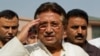 Pakistan's former President and head of the All Pakistan Muslim League (APML) political party Pervez Musharraf salutes as he arrives to unveil his party manifesto for the forthcoming general election at his residence in Islamabad April 15, 2013. 