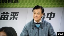 民进党竞选负责人苏嘉全（美国之音记者方正拍摄）