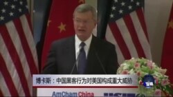 博卡斯:中国黑客行为对美国构成重大威胁