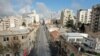 An aerial view shows the tracks of the light rail as Israel tightened a national stay-at-home policy with guidelines aimed at halting the spread of the coronavirus which would now be enforced by police under emergency orders, in Jerusalem, March 22, 2020.