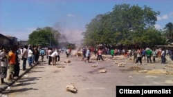 Sebuah demonstrasi di Zanzibar. (Foto: Dok)