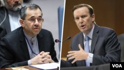 سناتور کریس مورفی (راست) و مجید تخت روانچی